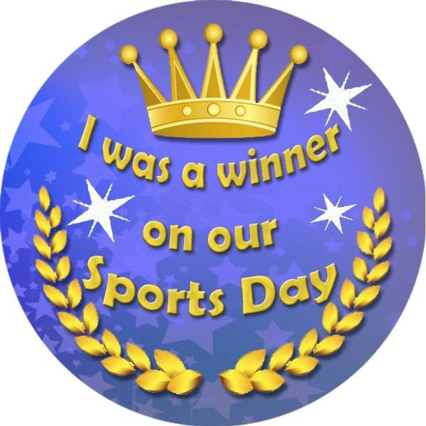 Sticker Stocker 144 Sports Day 30 mm Reward Stickers for Teachers, Parents and Schools