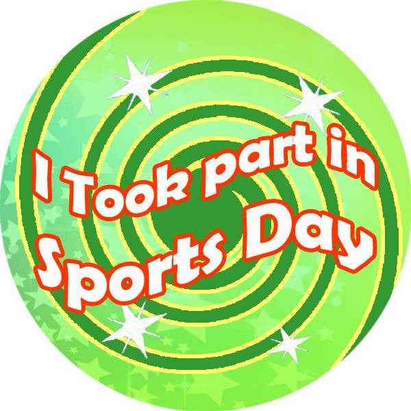 Sticker Stocker 144 Sports Day 30 mm Reward Stickers for Teachers, Parents and Schools