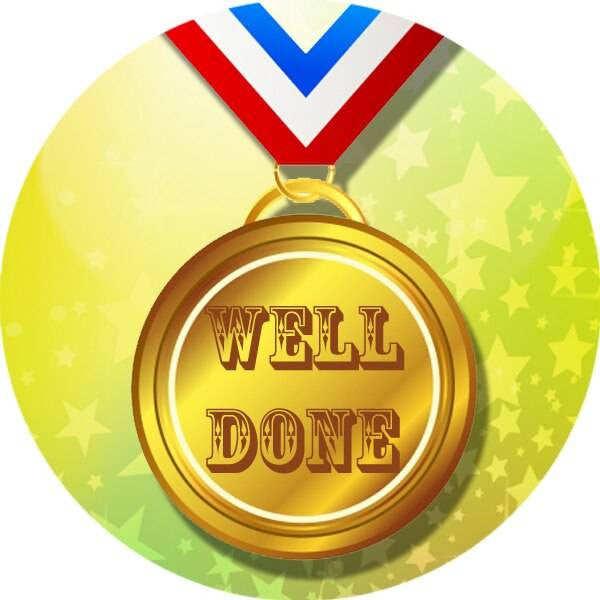 Sticker Stocker 144 Sports Day Medals 30 mm Reward Stickers for Teachers, Parents and Schools