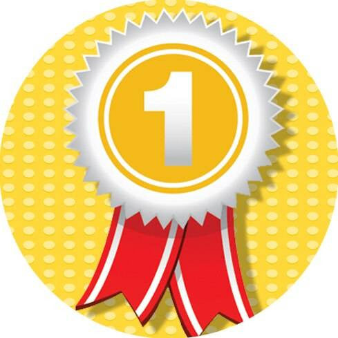 Sticker Stocker 144 Sports Day Rosettes 1st 2nd 3rd 30 mm Reward Stickers for Teachers, Parents and Schools