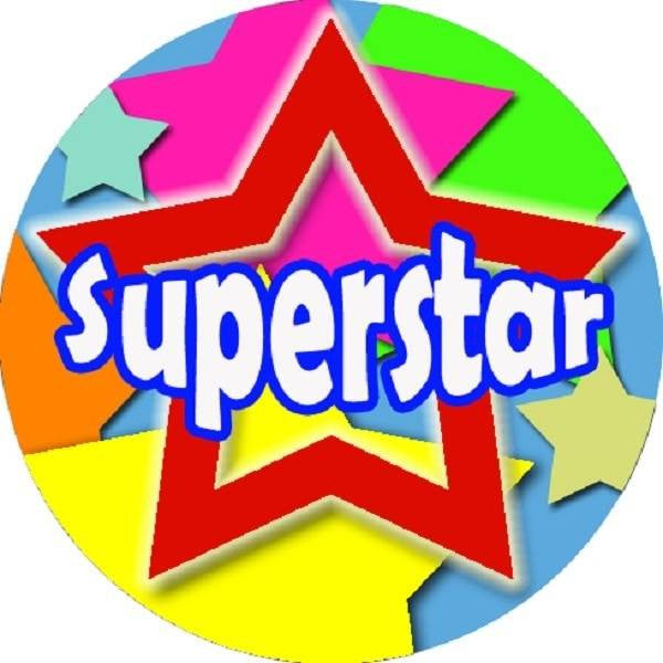 Sticker Stocker 144 Superstar 30mm Reward Stickers for Teachers, Parents, Party Bags