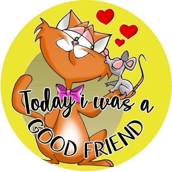 Sticker Stocker 144 Today i was a Good Friend 30mm Reward Stickers for Teachers or Parents