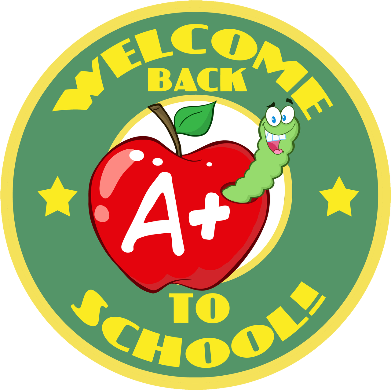 Sticker Stocker 144 Welcome Back to School 30mm Stickers for Teachers, Parents and Party Bags