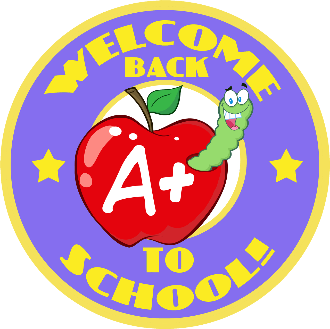 Sticker Stocker 144 Welcome Back to School 30mm Stickers for Teachers, Parents and Party Bags