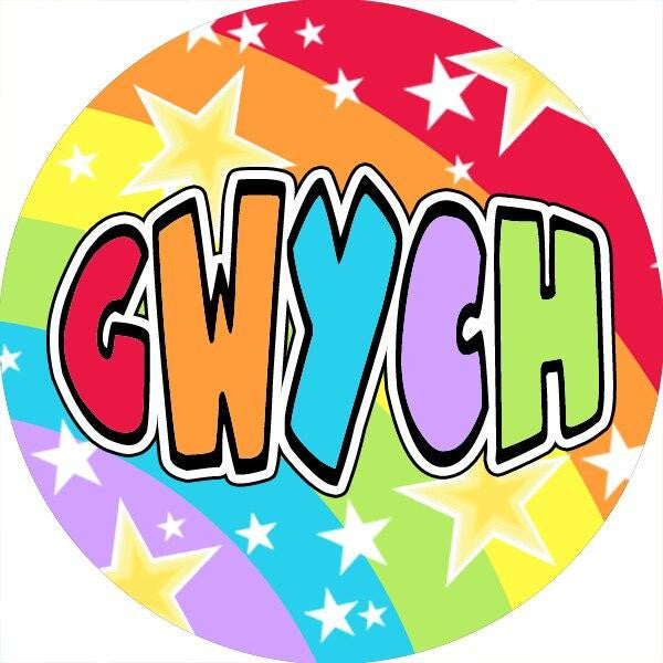 Sticker Stocker 144 Welsh Rainbows and Stars 30mm Reward Stickers for Teachers, Parents