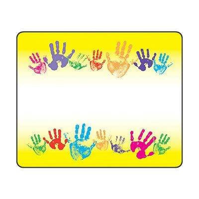 Trend Enterprises Inc 36 TREND Rainbow Handprints Name Tag Sticker Labels