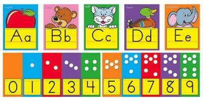 Trend Enterprises Inc ABC Fun Alphabet Line Classroom Display Board Set