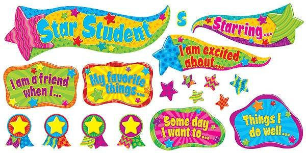 Trend Enterprises Inc Youre the Star Bulletin Board Classroom Display Set