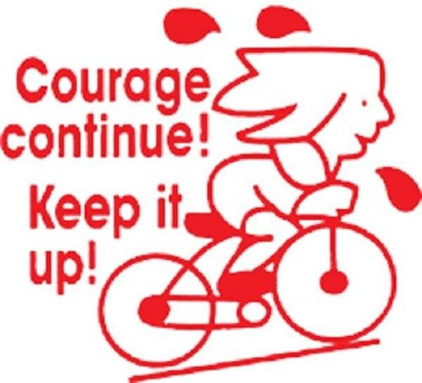 XStamper Courage Continue Keep it up - Self inking teacher reward xstamper xclamations stamp