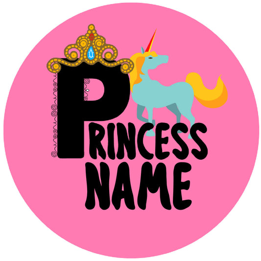 Sticker Stocker - 144 Personalised Princess Party 30mm Reward Stickers for School Teachers, Parents and Nursery
