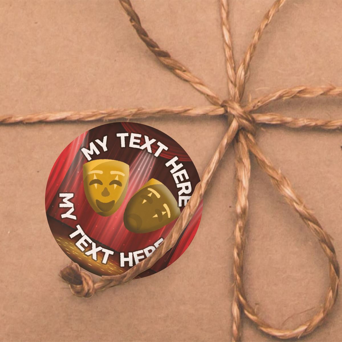 144 Personalised Theatre School Star 30mm Reward Stickers for School Teachers, Parents and Nursery