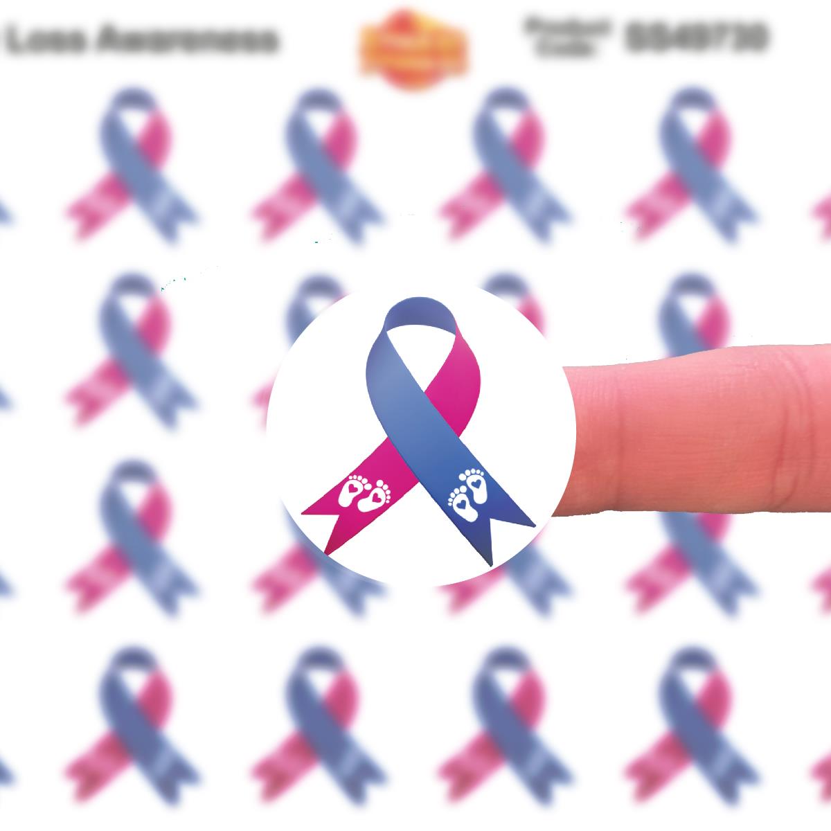 144 Baby Loss Awareness 30mm Reward Stickers for School Teachers, Parents and Nursery