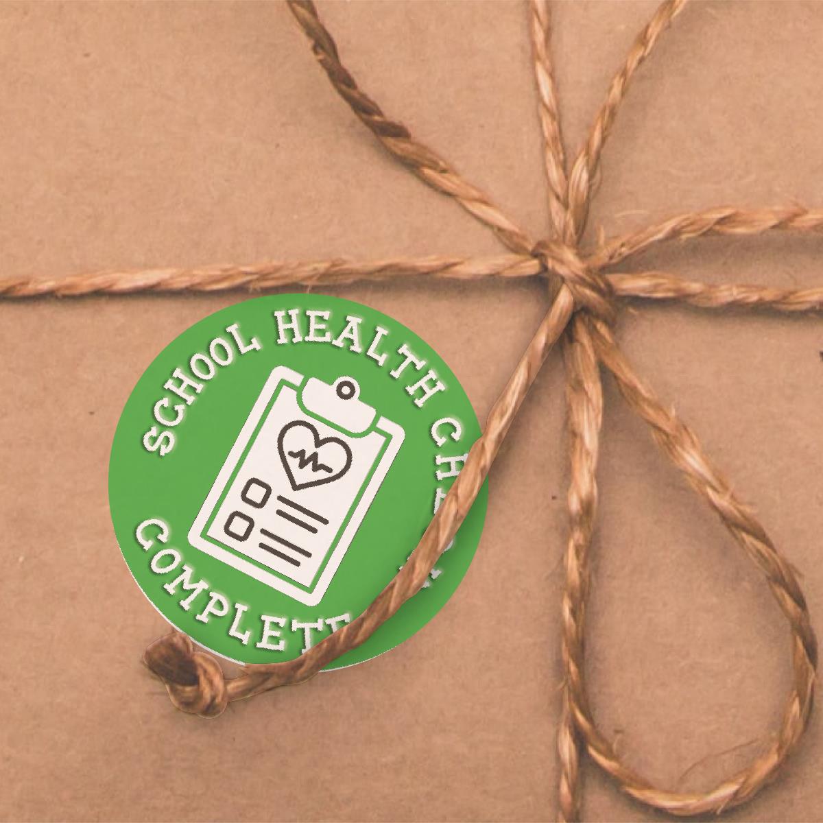 144 School Health Check 30mm Children's Bravery Reward Stickers for Teachers or Nurses