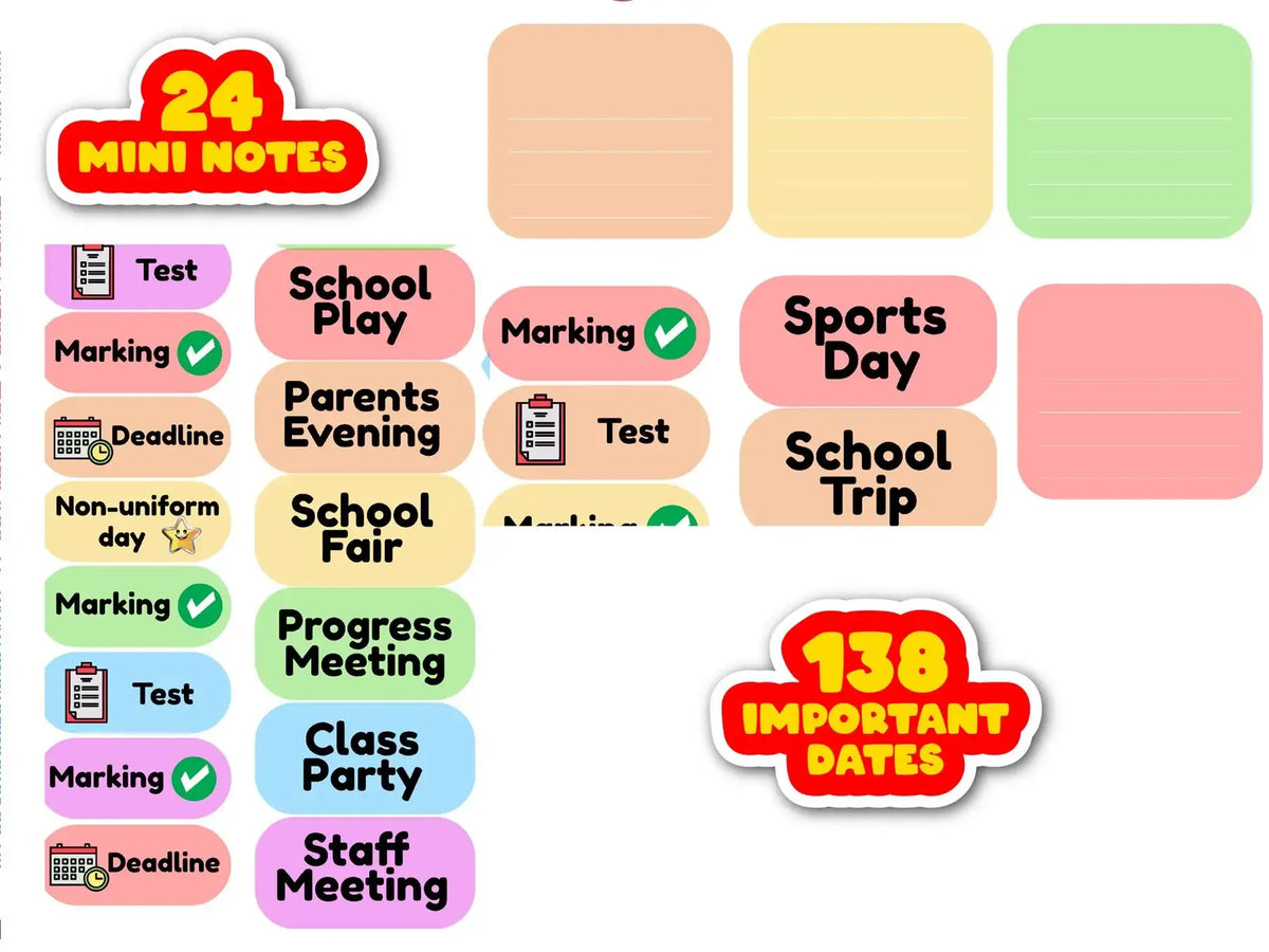 After School Routine Stickers 672 Teacher Planner Stickers, Daily Routine Organiser Journal Stickers ...