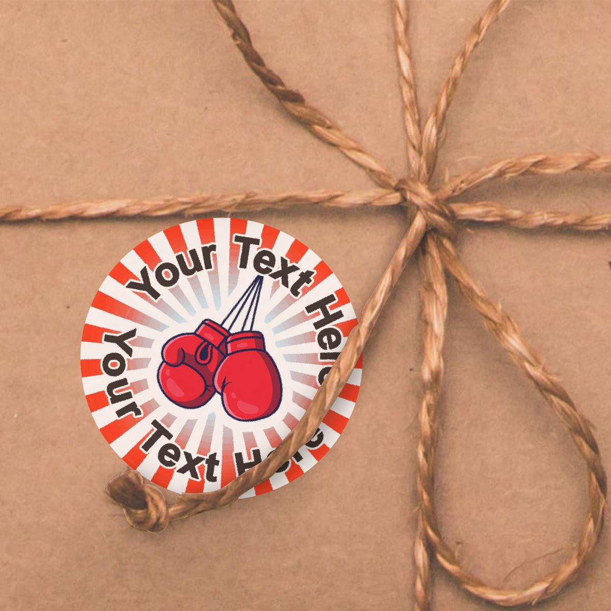 144 Boxing Personalised 30mm Stickers - Rewards for teachers, schools, parents, boxing academies