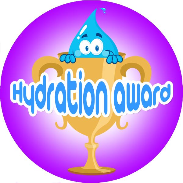 144 Hydration Awards 30mm (Drink Water) Reward Stickers for School Teachers and Parents