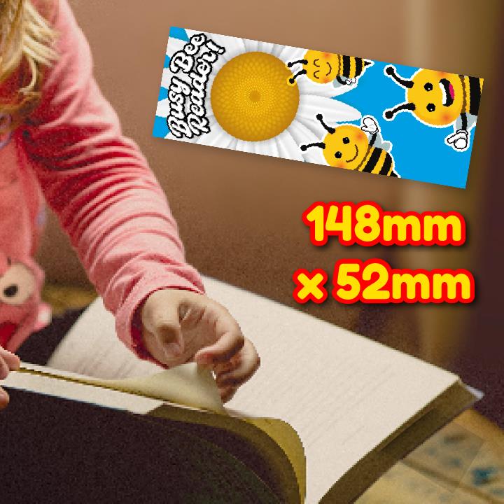 30 Busy Bee Reader Classroom Reading Reward Bookmarks Ideal for School Teachers