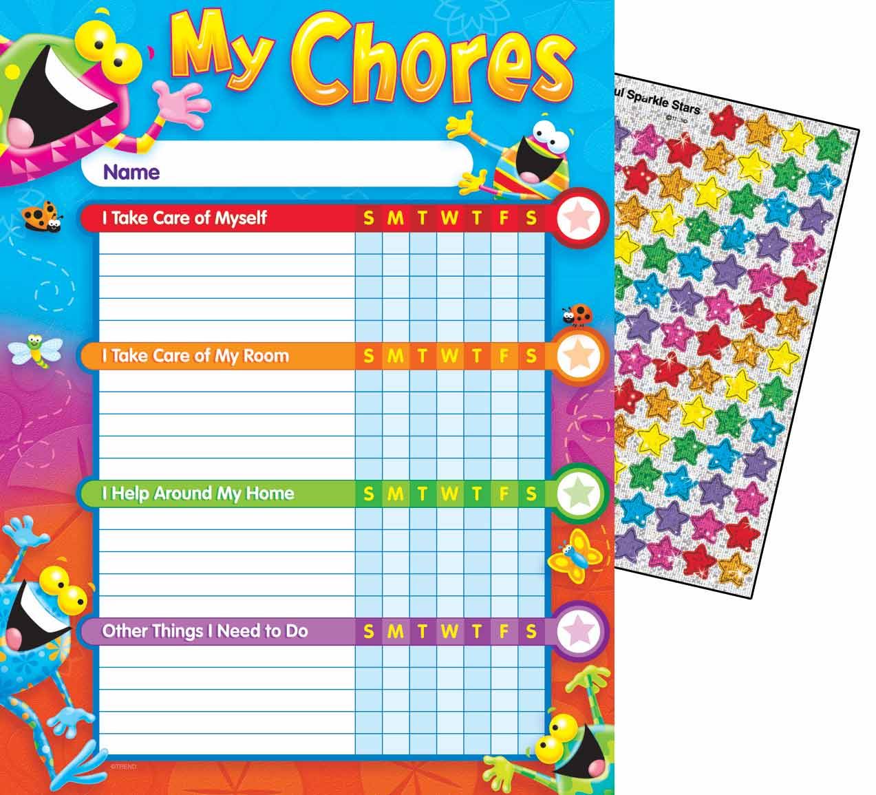 25 Frog-tastic Progress Reward Charts & 100 Reward Stickers