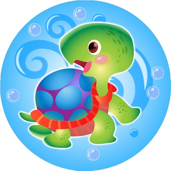 144 Colourful Turtles 30mm Stickers for Teachers, Parents and Party Bags