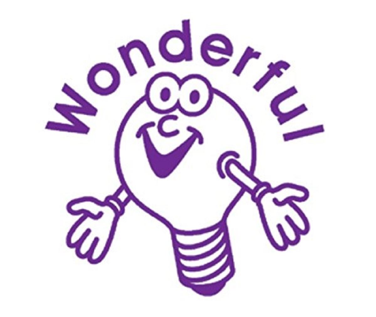 Wonderful - Self inking teacher reward xstamper xclamations stamp