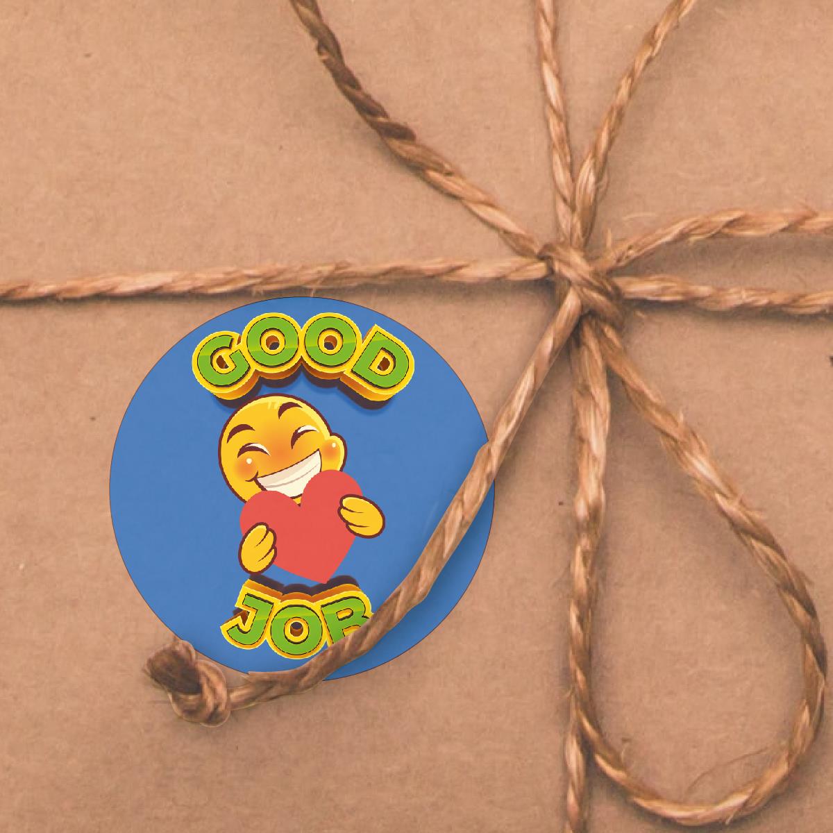 144 Praise Word Smiles 30mm Glossy Reward Stickers