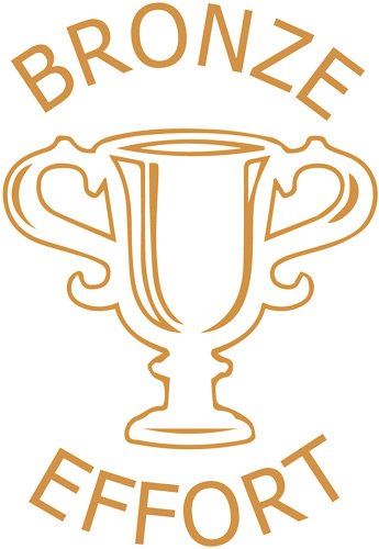 Bronze Effort - Self inking teacher reward xstamper xclamations stamp