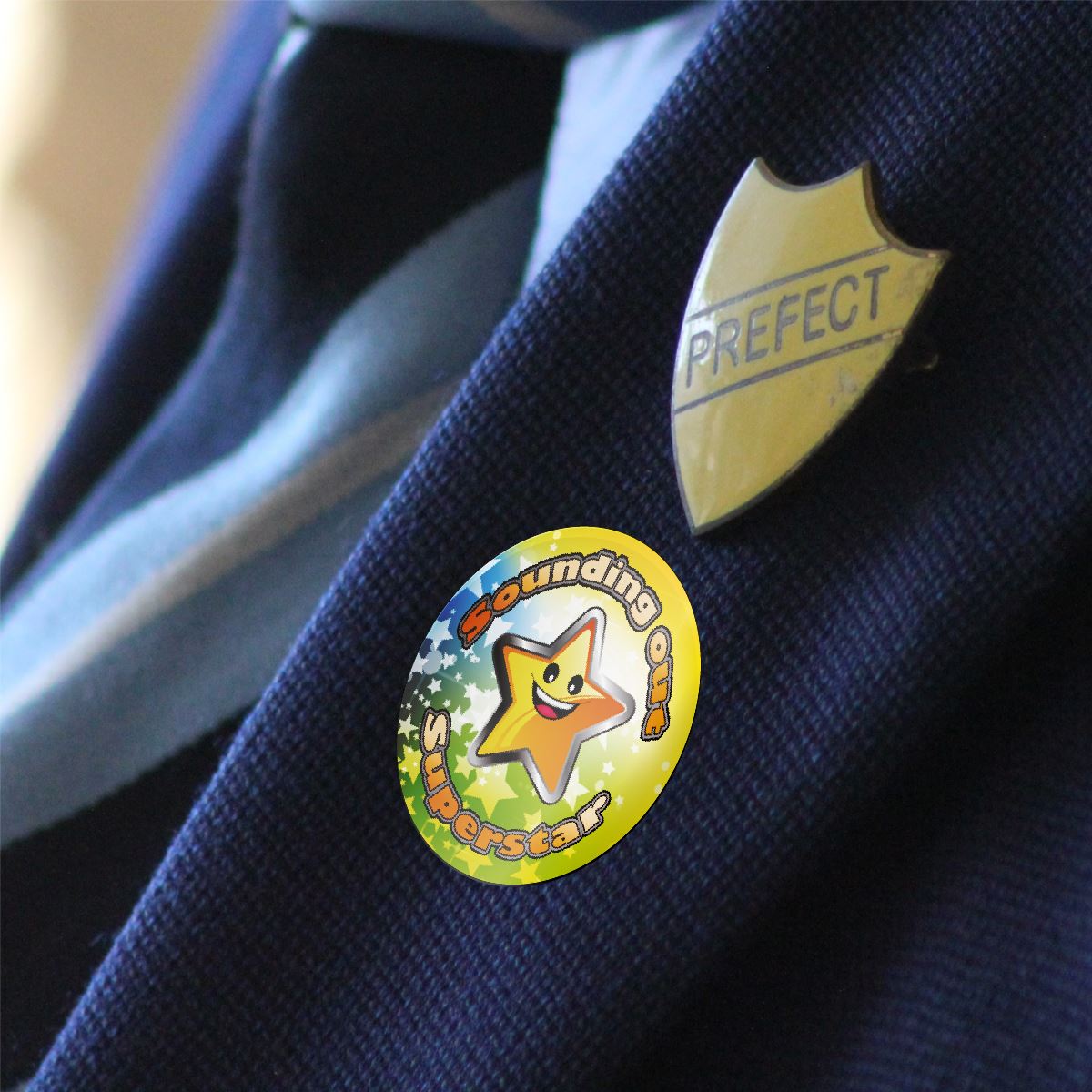 144 Sounding out Superstar 30mm Reward Stickers for School Teachers, Parents