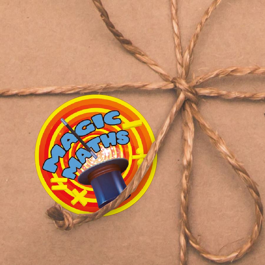 144 Magic Maths - 30mm - Glossy Reward Stickers for Teachers & Parents