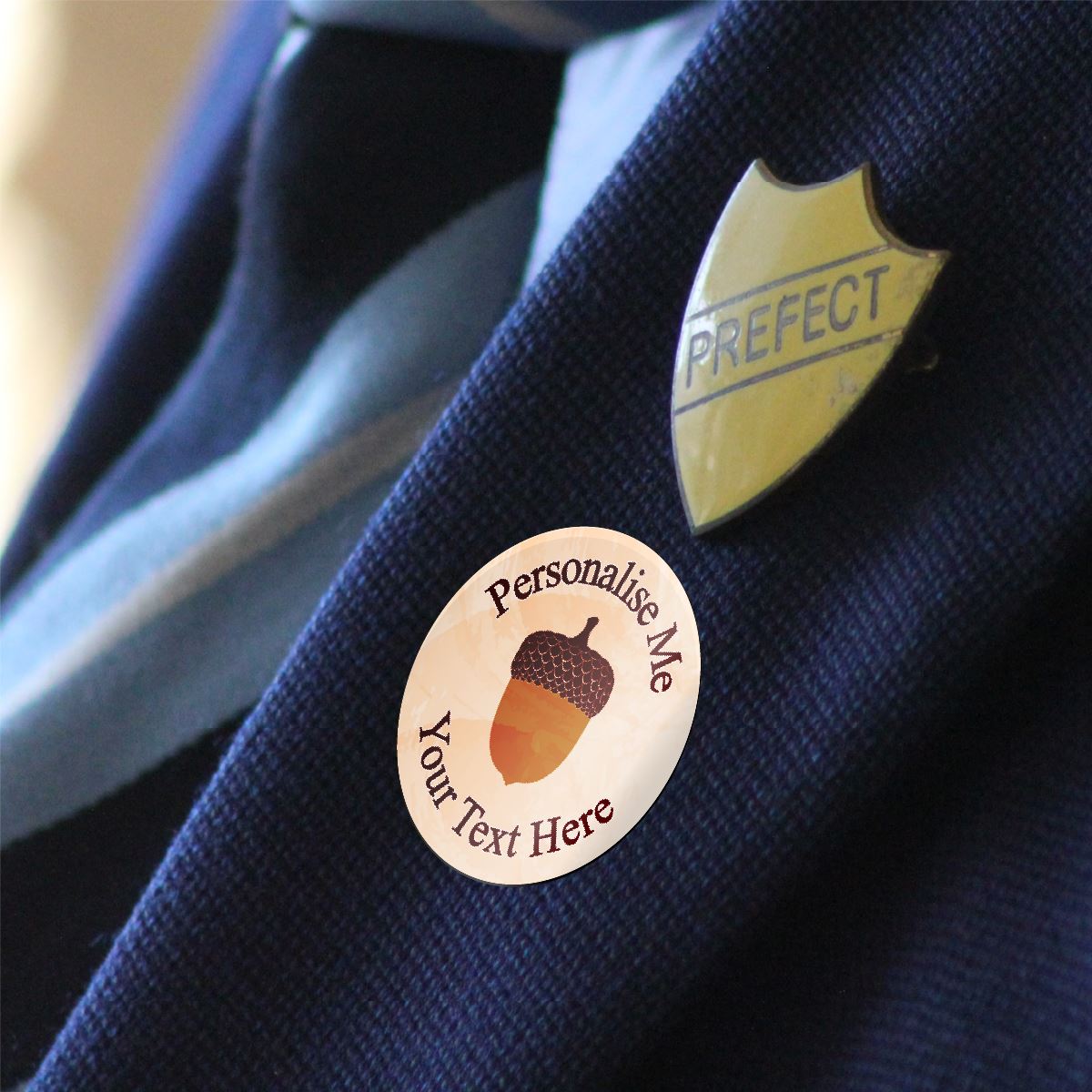 144 Little Acorn Personalised 30mm Reward Stickers for School Teachers, Parents, Company Packaging