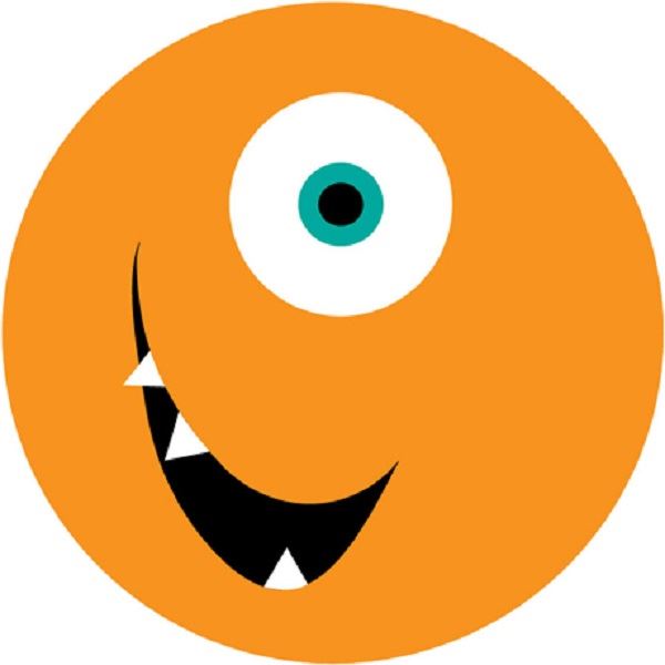 144 Monster Smiles 30mm Children's Reward Stickers for Teachers or Parents