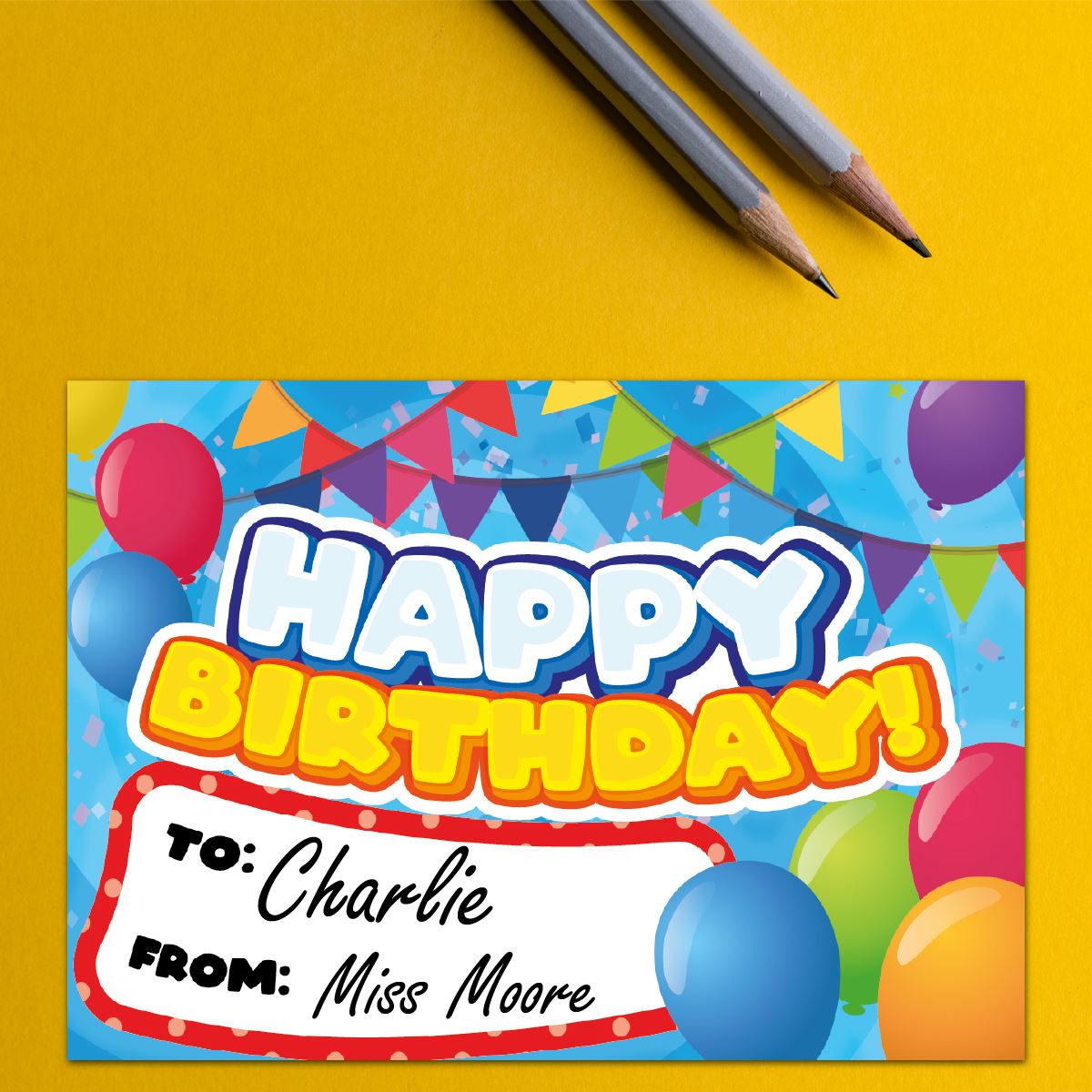 A6 Praise Pad 100 Sheet Incentive Chart Rewards - Happy Birthday