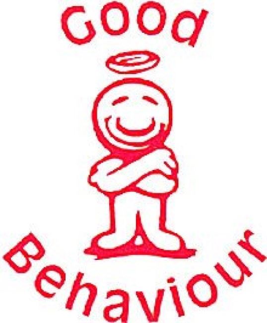 Good Behaviour - Self inking teacher reward xstamper xclamations stamp
