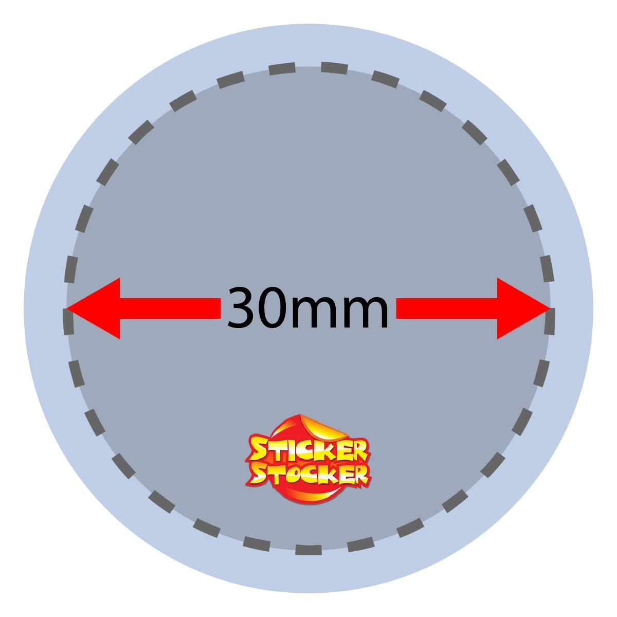 144 Personalised 30mm Poppy Reward Stickers for School Teachers, Parents and Nursery