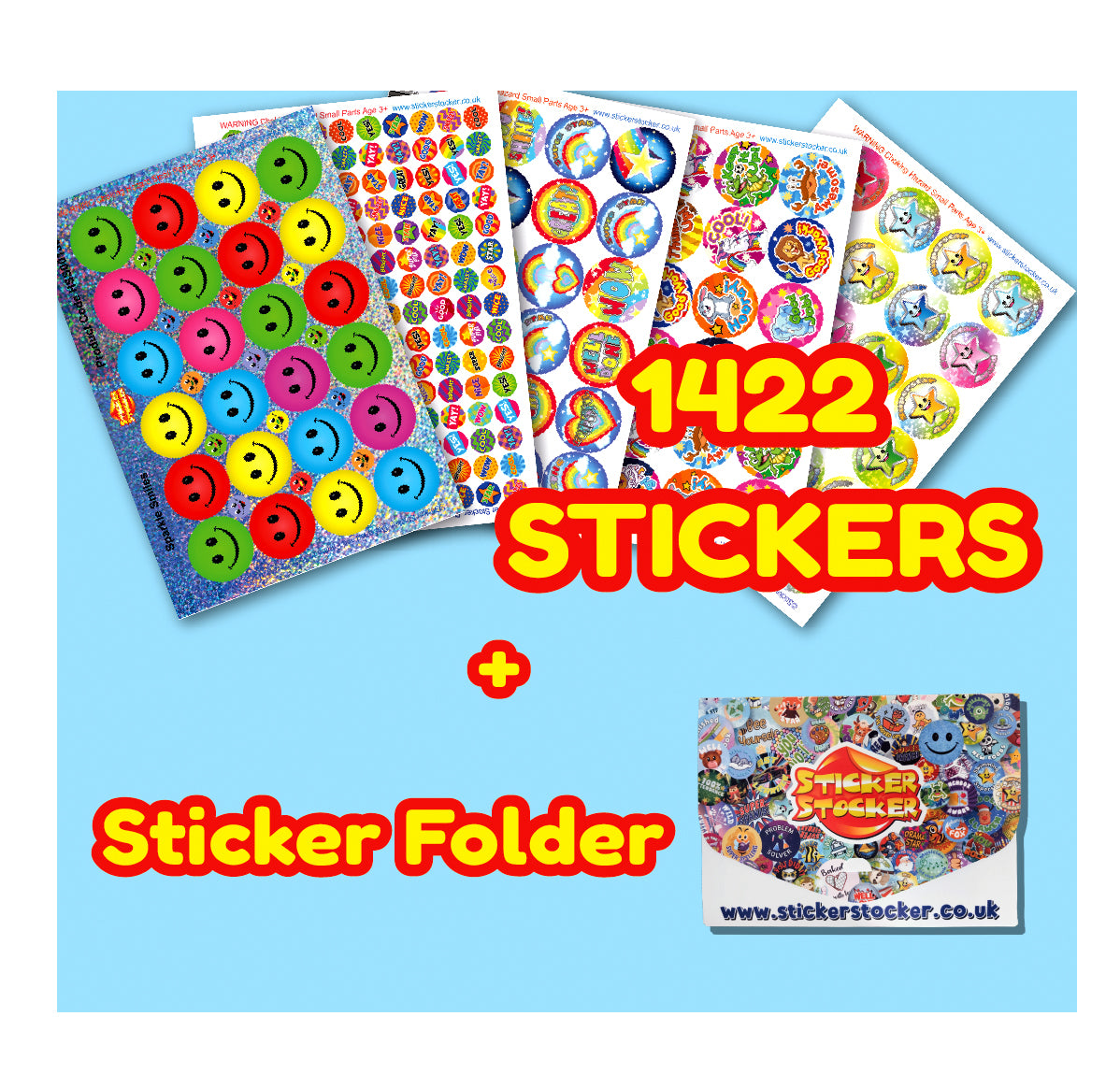 My Sticker Folder storage box file for school teachers and collectors