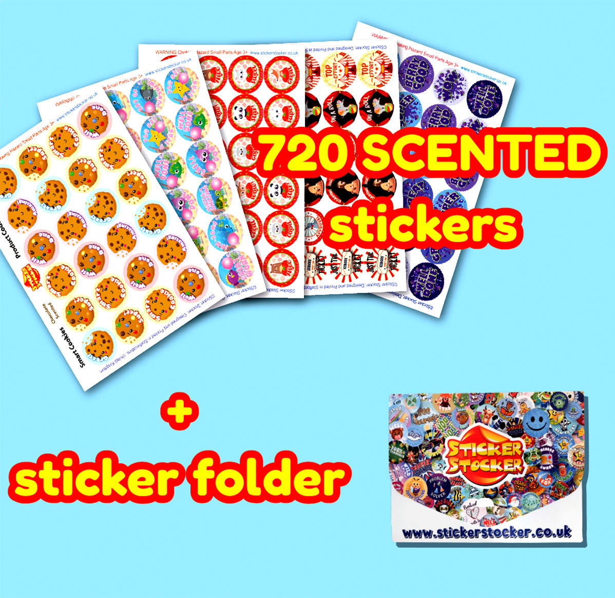 My Sticker Folder storage box file for school teachers and collectors