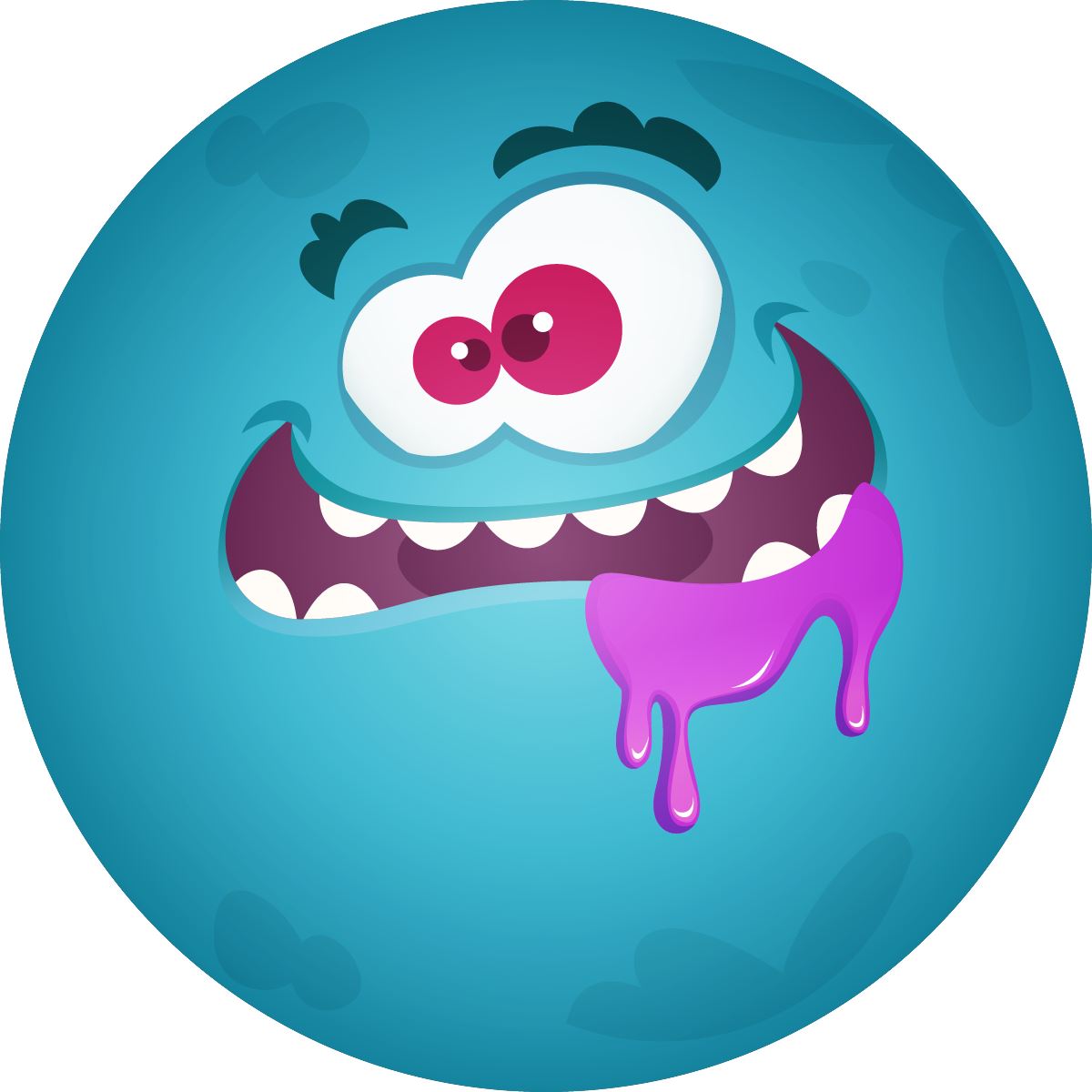 120 Mixed Berry Monsters 30mm Scented Reward Stickers for Teachers, Parents and Party Bags