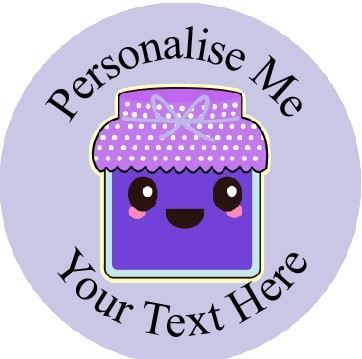 144 Personalised We're Jammin' Homemade Jam Labels