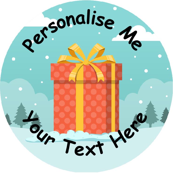 144 Personalised Christmas Presents 30mm Reward Stickers for School Teachers, Parents and Nursery