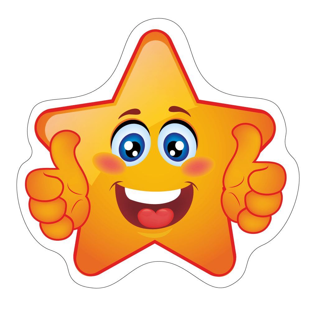 288 Star Smiles 20mm Shaped Children's Reward Stickers for School Teachers or Nurses