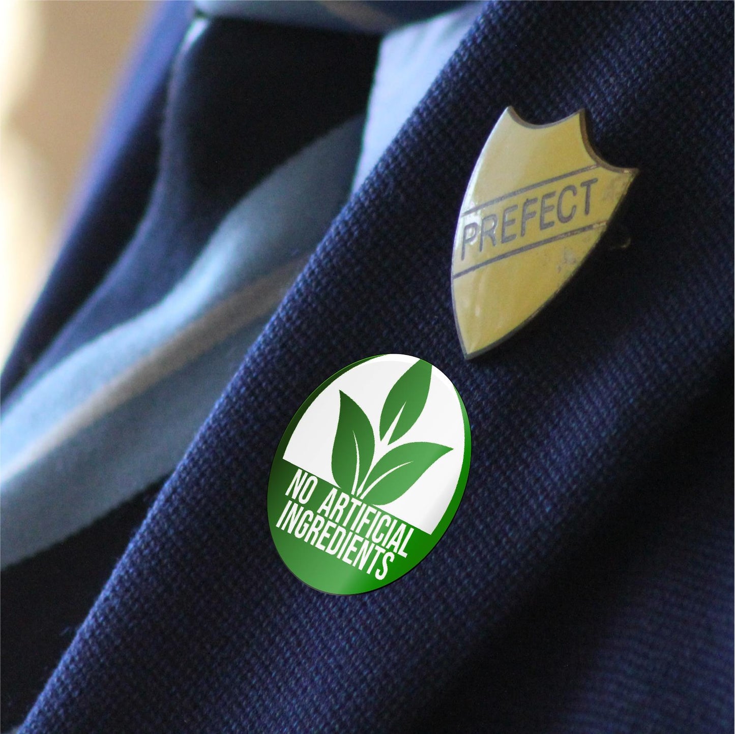 144 No Artificial Ingredients 30mm Glossy Stickers Product Gift Packaging Seal Labels