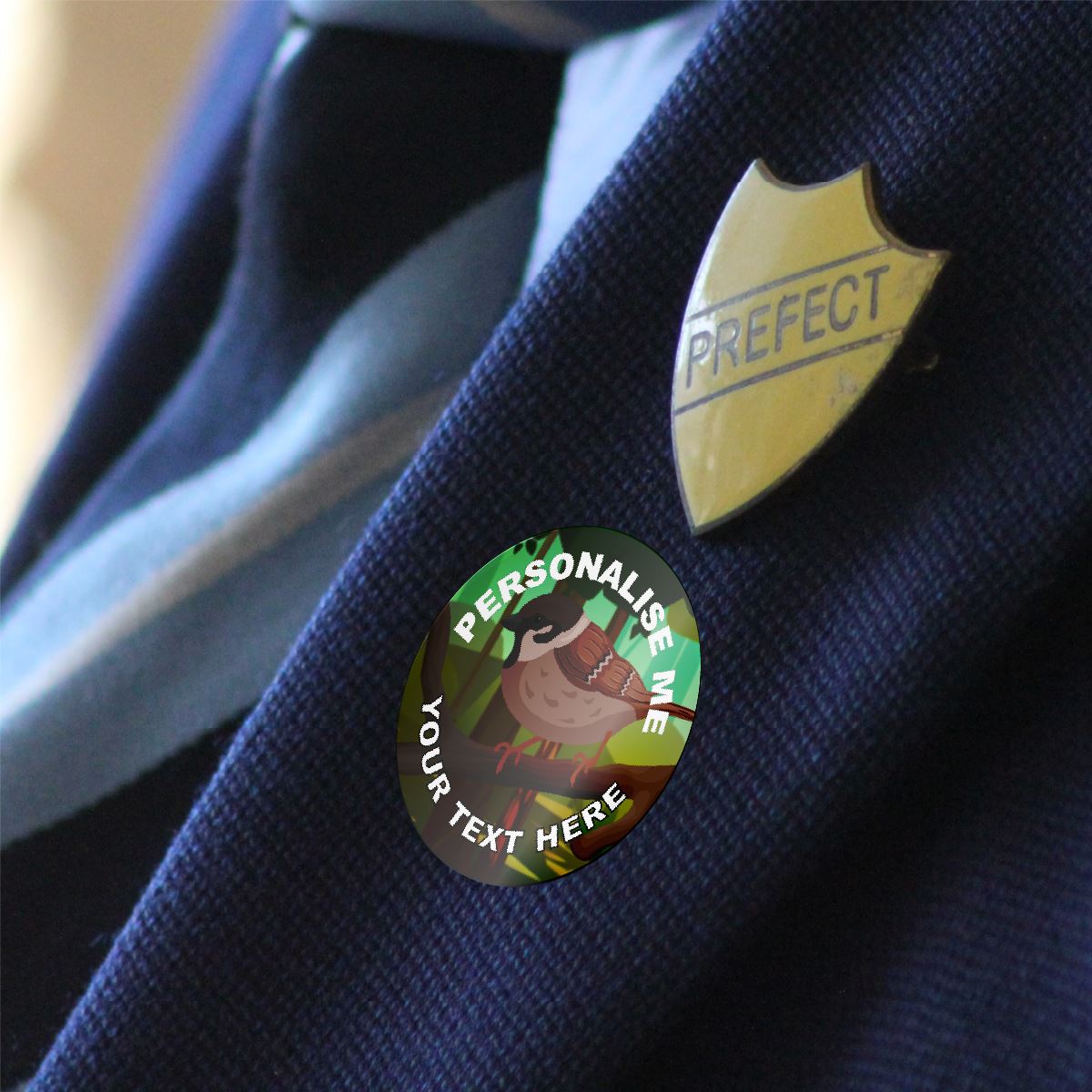 144 Personalised Sparrows 30mm Bird Reward Stickers for School Teachers, Parents and Nursery