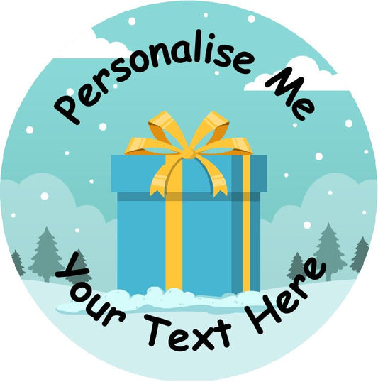 144 Personalised Christmas Presents 30mm Reward Stickers for School Teachers, Parents and Nursery