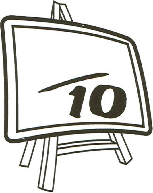 Blackboard Marking - Self inking teacher reward xstamper xclamations stamp