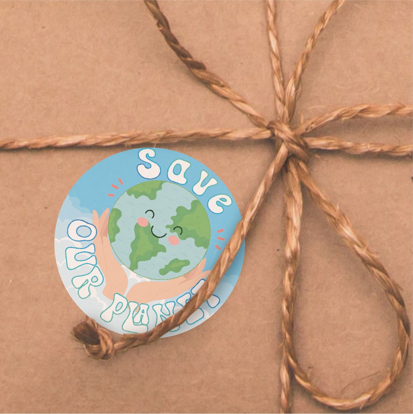 144 Save Our Planet 30mm Reward Stickers for School Teachers, Parents and Nursery