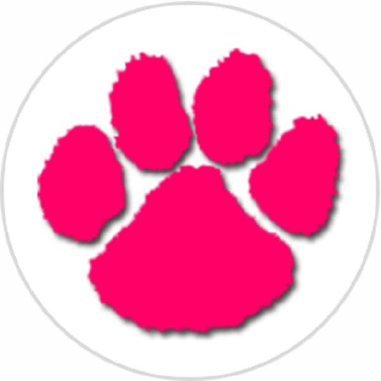 144 Paw Prints 30mm Round Children's Reward Stickers - Teachers or Parents