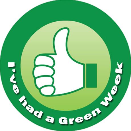 144 Green Week (Its Good to be Green) 30mm Children's Reward Stickers for Teachers or Parents