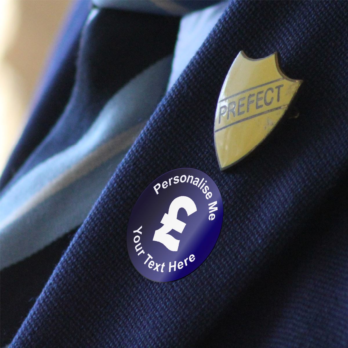 144 Pound Sterling GBP Personalised 30mm Reward Stickers for School Teachers