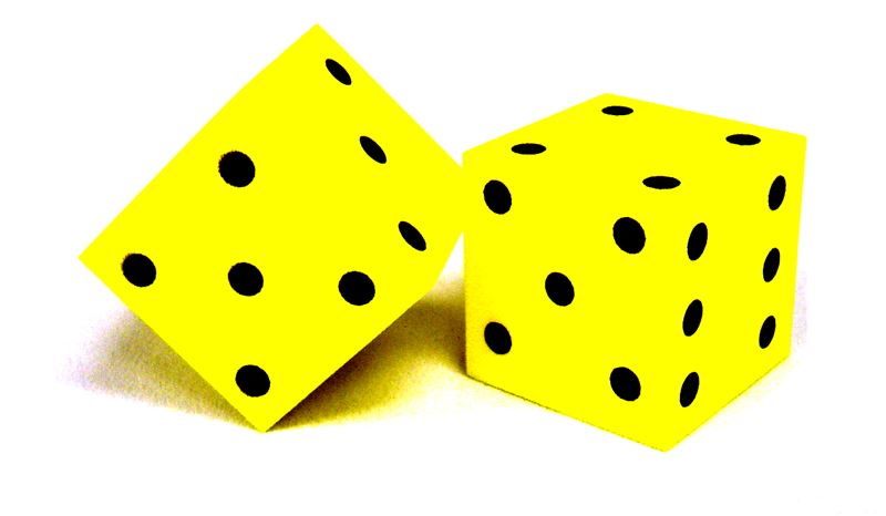 Learning Resources  - 6 x 16mm Childrens Soft Maths Dot Dice