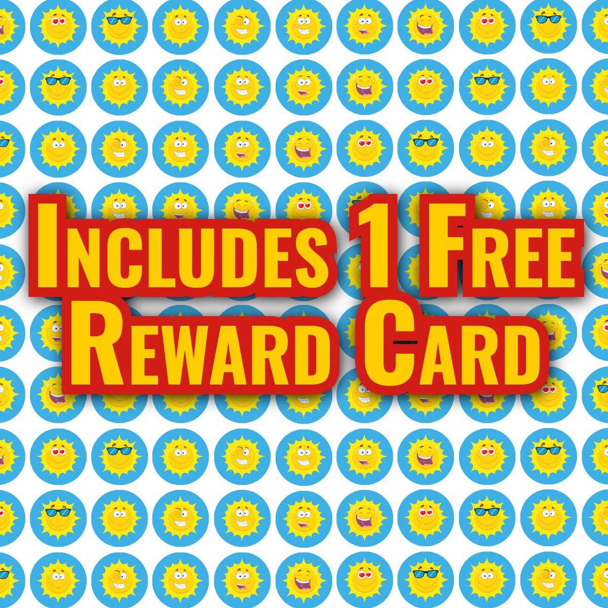 900 Mini Happy Sun 10mm Spot Reward Stickers for Teachers and Planner Charts