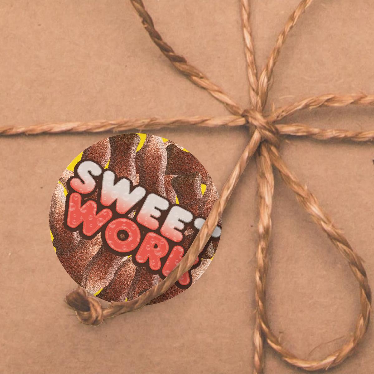 120 Cola Bottle Praise Words Scented  30mm Reward Stickers for Teachers, Parents and Party Bags